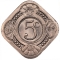 5 Cents 1957-1970, KM# 6, Netherlands Antilles, Juliana
