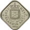 5 Cents 1971-1985, KM# 13, Netherlands Antilles, Juliana, Beatrix
