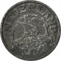 25 Cents 1941-1943, KM# 174, Netherlands, Wilhelmina