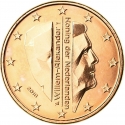 1 Euro Cent 2014-2024, KM# 344, Netherlands, Willem-Alexander