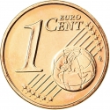 1 Euro Cent 2014-2024, KM# 344, Netherlands, Willem-Alexander
