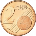 2 Euro Cent 1999-2013, KM# 235, Netherlands, Beatrix