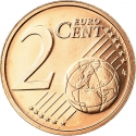 2 Euro Cent 2014-2024, KM# 345, Netherlands, Willem-Alexander
