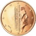 5 Euro Cent 2014-2024, KM# 346, Netherlands, Willem-Alexander