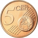 5 Euro Cent 2014-2024, KM# 346, Netherlands, Willem-Alexander