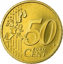 50 Euro Cent 1999-2006, KM# 239, Netherlands, Beatrix