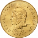 100 Francs 1976-2005, KM# 15, New Caledonia