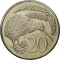 20 Cents 1967-1985, KM# 36, New Zealand, Elizabeth II