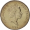 50 Cents 1986-1998, KM# 63, New Zealand, Elizabeth II