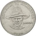 1 Córdoba 1984-1985, KM# 43a, Nicaragua