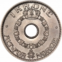 1 Krone 1925-1951, KM# 385, Norway, Haakon VII