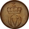 2 Øre 1959-1972, KM# 410, Norway, Olav V