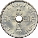 50 Øre 1926-1949, KM# 386, Norway, Haakon VII