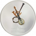 1 Rial 2011, KM# 171, Oman, Qaboos bin Said, Royal Opera House Muscat, Mandolin, Clarinet, Horn and Tambourine