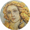 20 Dollars 2017, Palau, Great Micromosaic Passion, Birth of Venus