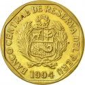 10 Centimos 1991-2024, KM# 305, Peru