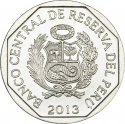 1 Nuevo Sol 2013, KM# 374, Peru, Natural Resources of Peru, Anchoveta