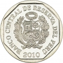 1 Nuevo Sol 2010, KM# 341, Peru, Wealth and Pride of Peru, Karajia Sarcophagi
