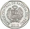 1 Nuevo Sol 2013, KM# 376, Peru, Natural Resources of Peru, Quinua