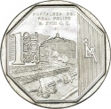 1 Nuevo Sol 2012, KM# 363, Peru, Wealth and Pride of Peru, Real Felipe Fortress