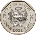 1 Nuevo Sol 2011, KM# 346, Peru, Wealth and Pride of Peru, Santa Catalina Monastery
