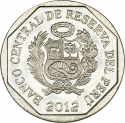 1 Nuevo Sol 2012, KM# 362, Peru, Wealth and Pride of Peru, Saywite Stone