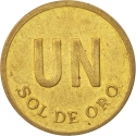 1 Sol de Oro 1975-1976, KM# 266.1, Peru