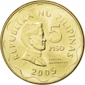 5 Piso 1995-2017, KM# 272, Philippines