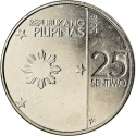 25 Sentimo 2017-2019, KM# 299, Philippines