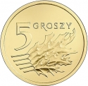 5 Groszy 2013-2024, Y# 925, Poland