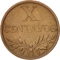 10 Centavos 1942-1969, KM# 583, Portugal