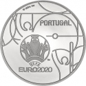 2,5 Euro 2020, KM# 911, Portugal, 2020 Football (Soccer) Euro Cup