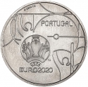 2,5 Euro 2020, KM# 911a, Portugal, 2020 Football (Soccer) Euro Cup