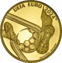 5 Euro 2024, KM# 958b, Portugal, 2024 Football (Soccer) Euro Cup in Germany
