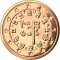 1 Euro Cent 2002-2024, KM# 740, Portugal