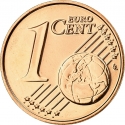 1 Euro Cent 2002-2024, KM# 740, Portugal