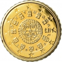 10 Euro Cent 2008-2024, KM# 763, Portugal
