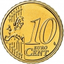 10 Euro Cent 2008-2024, KM# 763, Portugal