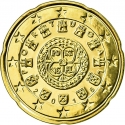20 Euro Cent 2008-2024, KM# 764, Portugal