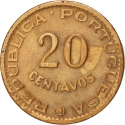 20 Centavos 1961, KM# 85, Portuguese Mozambique (Portuguese East Africa)