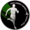10 Riyals 2006, KM# 25, Qatar, Hamad bin Khalifa Al Thani, Doha 2006 Asian Games, Running