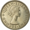 6 Pence 1955-1963, KM# 4, Rhodesia and Nyasaland, Elizabeth II