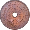 1 Penny 1955-1963, KM# 2, Rhodesia and Nyasaland, Elizabeth II