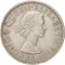 2 Shillings 1955-1957, KM# 6, Rhodesia and Nyasaland, Elizabeth II