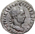 1 Follis 253 AD, Sear# 4402, Moesia Superior, Aemilianus