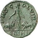 1 Sestertius 242-243 AD, Varbanov# 118, Moesia Superior, Gordian III