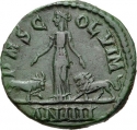 1 Sestertius 242-243 AD, Varbanov# 119, Moesia Superior, Gordian III