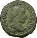 1 Sestertius 250-253 AD, AMNG# 172-177, Moesia Superior, Volusian