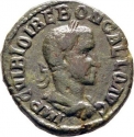 1 Sestertius 251 AD, AMNG# 160, Moesia Superior, Trebonianus Gallus