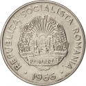 15 Bani 1966, KM# 93, Romania